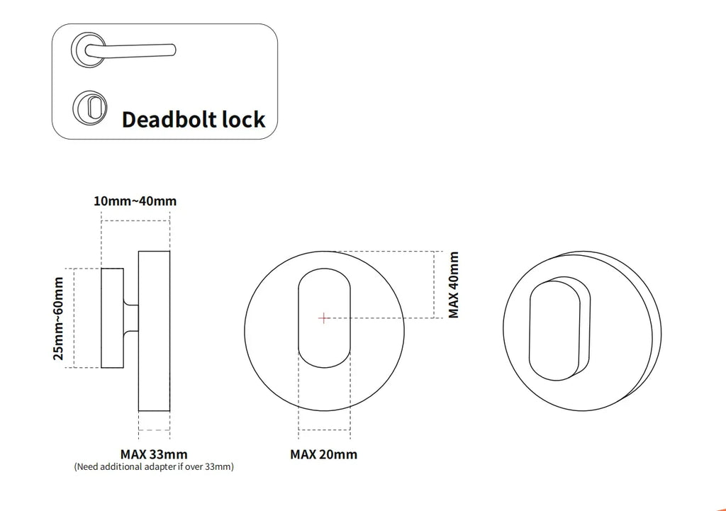 CDOK A1Pro Bluetooth Smart Door Lock Adapter with Tuya App Control and Keyless Access