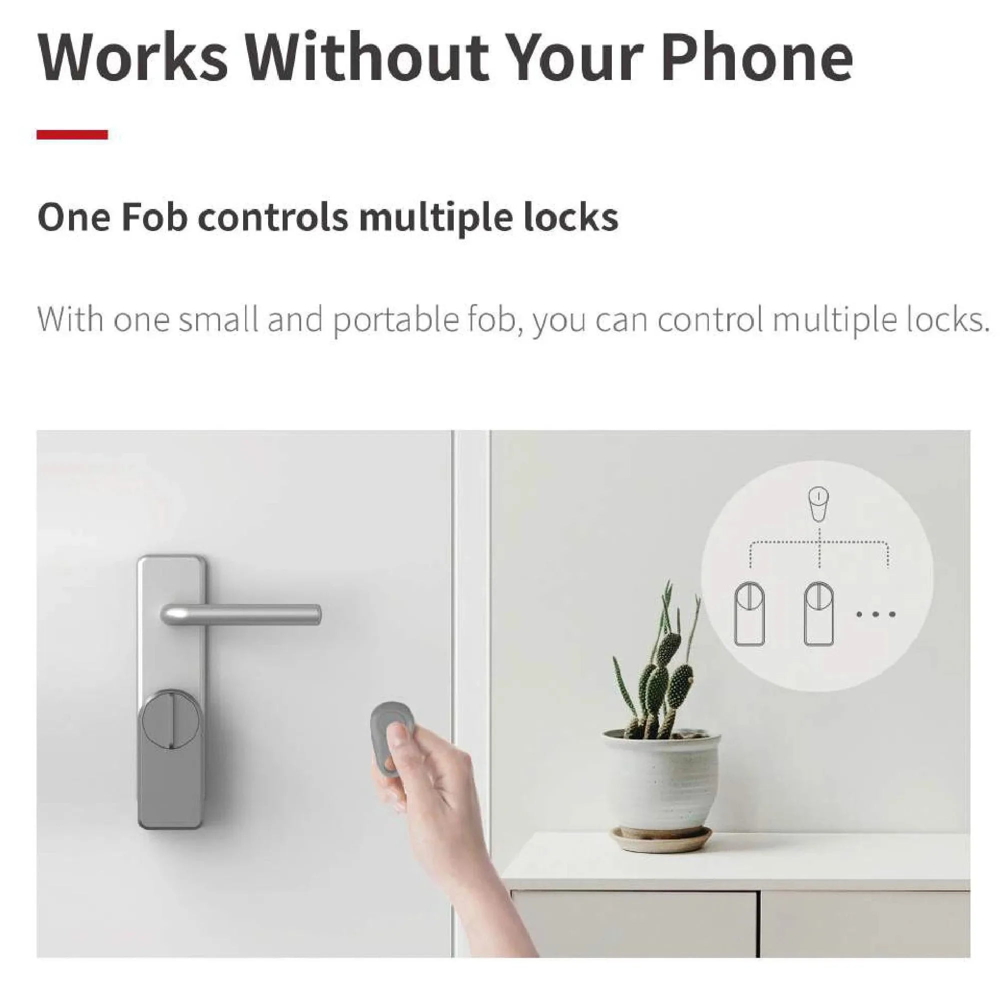CDOK A1Pro Bluetooth Smart Door Lock Adapter with Tuya App Control and Keyless Access