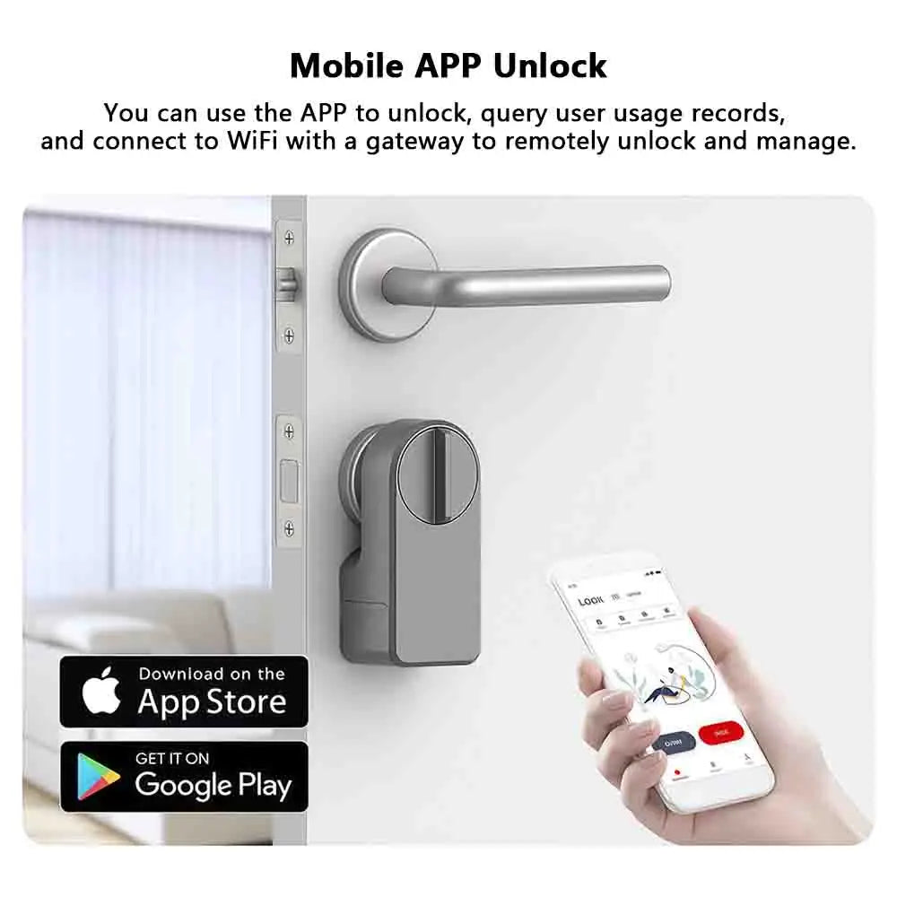 CDOK A1Pro Bluetooth Smart Door Lock Adapter with Tuya App Control and Keyless Access